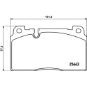 Kit pastiglie freno HELLA 8DB 355 021-331