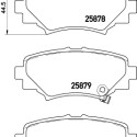 Kit pastiglie freno HELLA 8DB 355 021-411