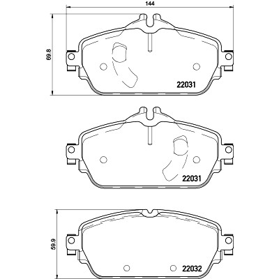 Kit pastiglie freno HELLA 8DB 355 021-541