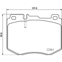 Kit pastiglie freno HELLA 8DB 355 021-671