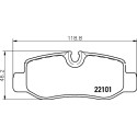 Kit pastiglie freno HELLA 8DB 355 021-761