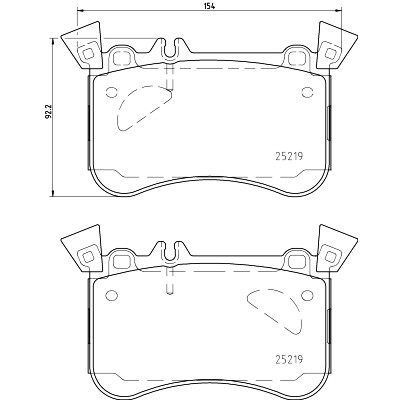 Kit pastiglie freno HELLA 8DB 355 021-771