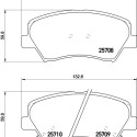 Set di pastiglie freno HELLA 8DB 355 021-781