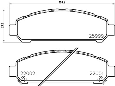 Set di pastiglie freno HELLA 8DB 355 021-821