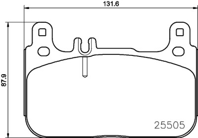 Set di pastiglie freno HELLA 8DB 355 021-941