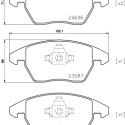 Kit pastiglie freno HELLA 8DB 355 023-161