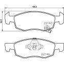 Kit pastiglie freno HELLA 8DB 355 023-261