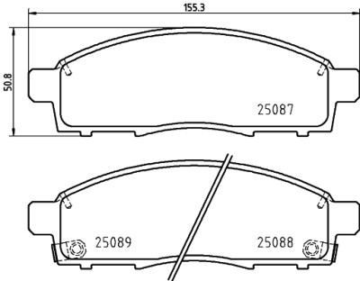 Set di pastiglie freno HELLA 8DB 355 023-401