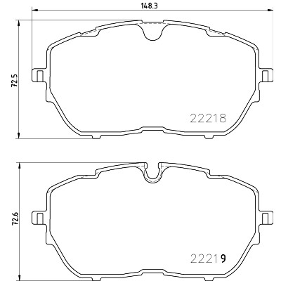 Kit pastiglie freno HELLA 8DB 355 024-731