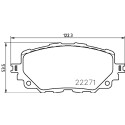Kit pastiglie freno HELLA 8DB 355 024-821