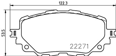 Kit pastiglie freno HELLA 8DB 355 024-821