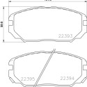Kit pastiglie freno HELLA 8DB 355 024-891