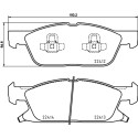 Kit pastiglie freno HELLA 8DB 355 024-981