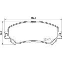 Kit pastiglie freno HELLA 8DB 355 025-081