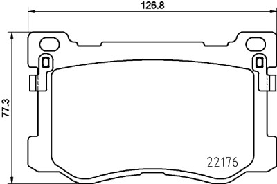 Set di pastiglie freno HELLA 8DB 355 025-271