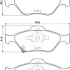 Kit pastiglie freno HELLA 8DB 355 025-321
