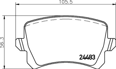 Kit pastiglie freno HELLA 8DB 355 025-331