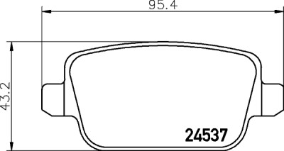 Kit pastiglie freno HELLA 8DB 355 025-351