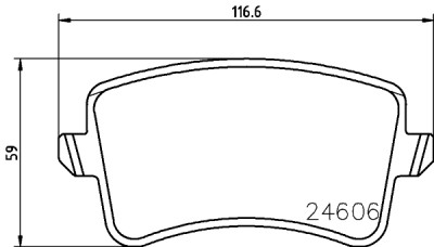 Kit pastiglie freno HELLA 8DB 355 025-391
