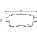 Kit pastiglie freno HELLA 8DB 355 025-421