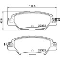 Kit pastiglie freno HELLA 8DB 355 025-461