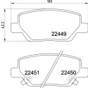 Kit pastiglie freno HELLA 8DB 355 025-861