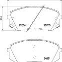 Kit pastiglie freno HELLA 8DB 355 025-981