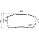 Kit pastiglie freno HELLA 8DB 355 031-721