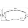 Kit pastiglie freno HELLA 8DB 355 031-721
