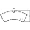Kit pastiglie freno HELLA 8DB 355 032-931