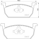 Kit pastiglie freno HELLA 8DB 355 032-951