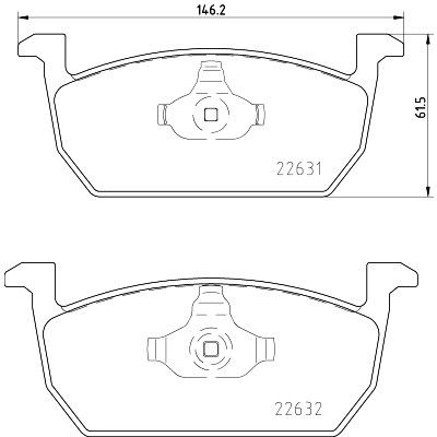 Kit pastiglie freno HELLA 8DB 355 032-951
