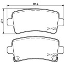Kit pastiglie freno HELLA 8DB 355 037-651