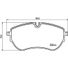 Kit pastiglie freno HELLA 8DB 355 037-731