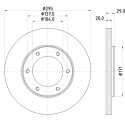 Disco freno HELLA 8DD 355 101-191
