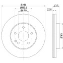 Disco freno HELLA 8DD 355 102-971