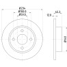 Disco freno HELLA 8DD 355 103-341