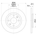 Disco freno HELLA 8DD 355 105-751