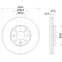 Disco freno HELLA 8DD 355 106-051