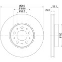 Disco freno HELLA 8DD 355 107-051