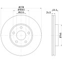 Disco freno HELLA 8DD 355 110-281
