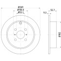 Disco freno HELLA 8DD 355 110-491