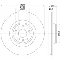 Disco freno HELLA 8DD 355 111-161