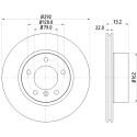 Disco freno HELLA 8DD 355 111-241