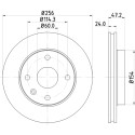 Disco freno HELLA 8DD 355 111-351