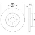 Disco freno HELLA 8DD 355 112-091