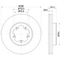 Disco freno HELLA 8DD 355 113-261