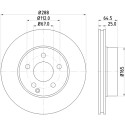 Disco freno HELLA 8DD 355 113-861