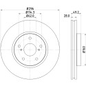 Disco freno HELLA 8DD 355 115-191