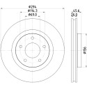 Disco freno HELLA 8DD 355 115-911